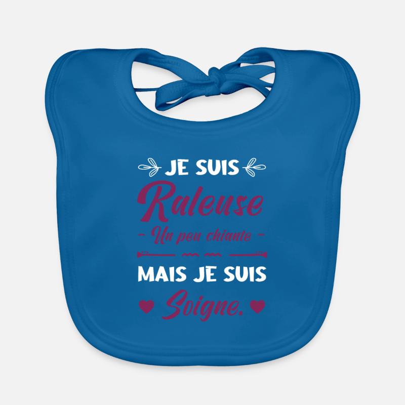 Je suis râleuse mais Je suis soigne Bavoir bio Bébé