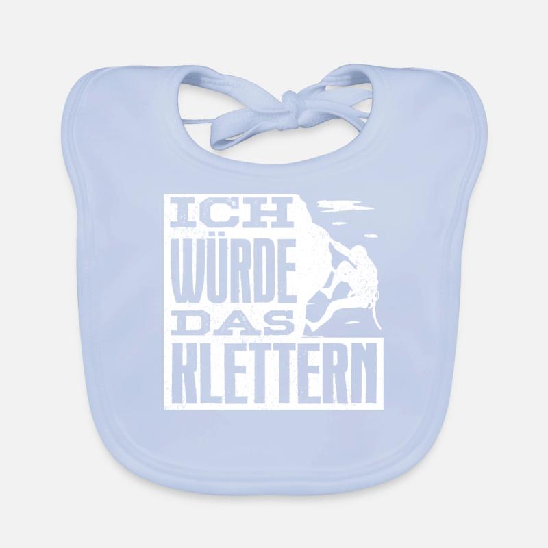 Kletterer, Einen Berg Besteigen, Boulder Baby Bio-Lätzchen