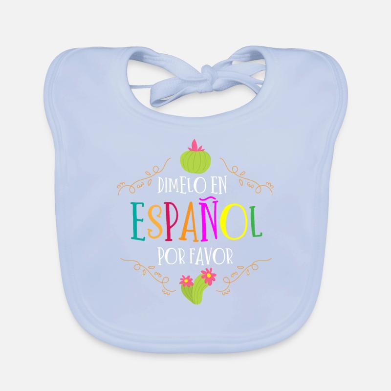 Spanischlehrer, Spanisch Unterrichten Baby Bio-Lätzchen