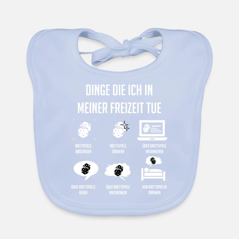 Brettspiele, Brettspiel, Brettspiele Spielen Baby Bio-Lätzchen