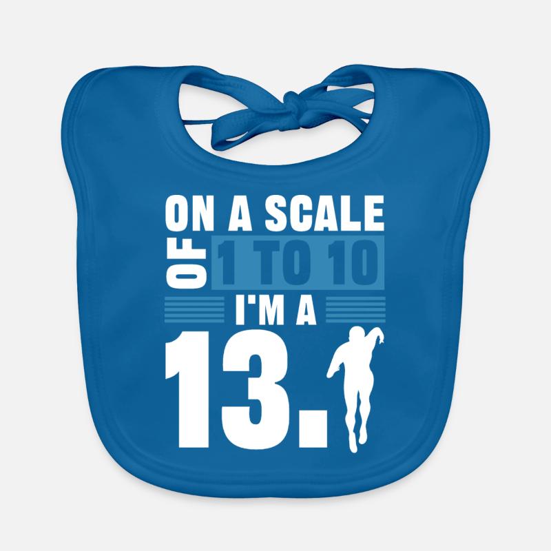 Half Marathon, Marathon, Runner Organic Baby Bibs