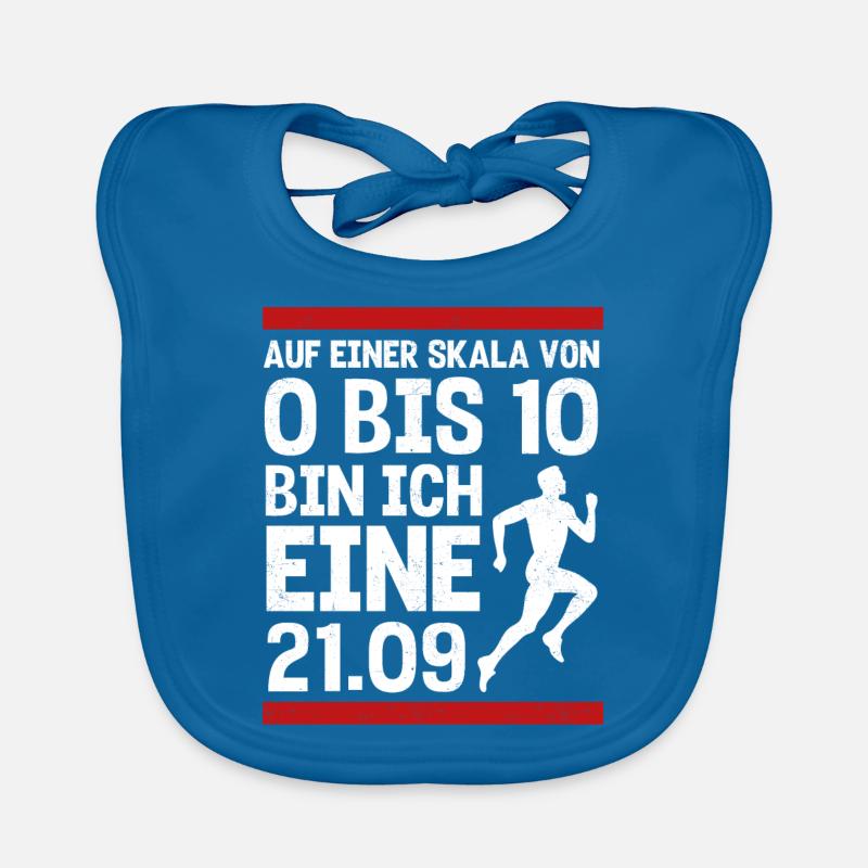 Halbmarathon, Marathon, Läufer Baby Bio-Lätzchen