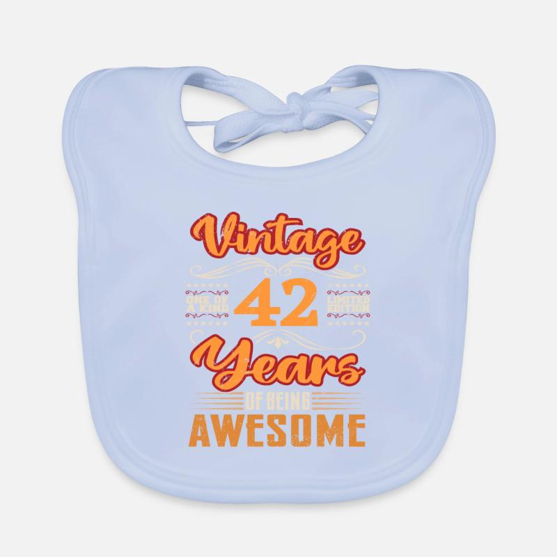 Vintage | 42 birthday gift ideas Organic Baby Bibs