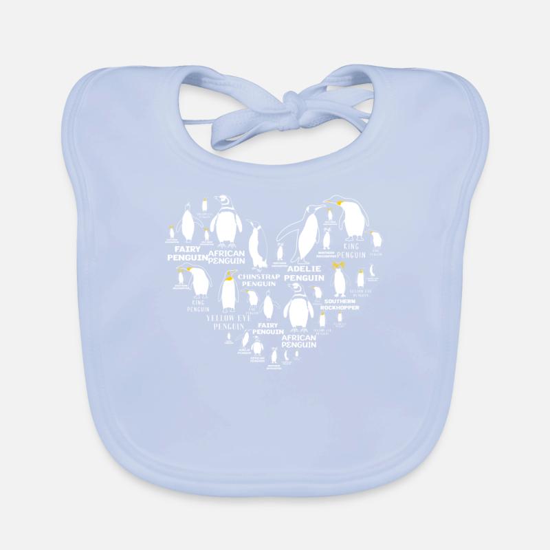 Penguins, Penguins, Penguin lovers Organic Baby Bibs