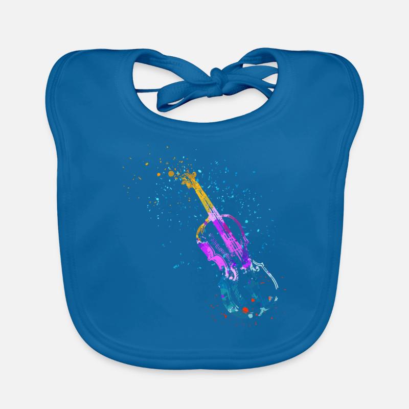 Violoniste, Violon, Jouer du violon Bavoir bio Bébé