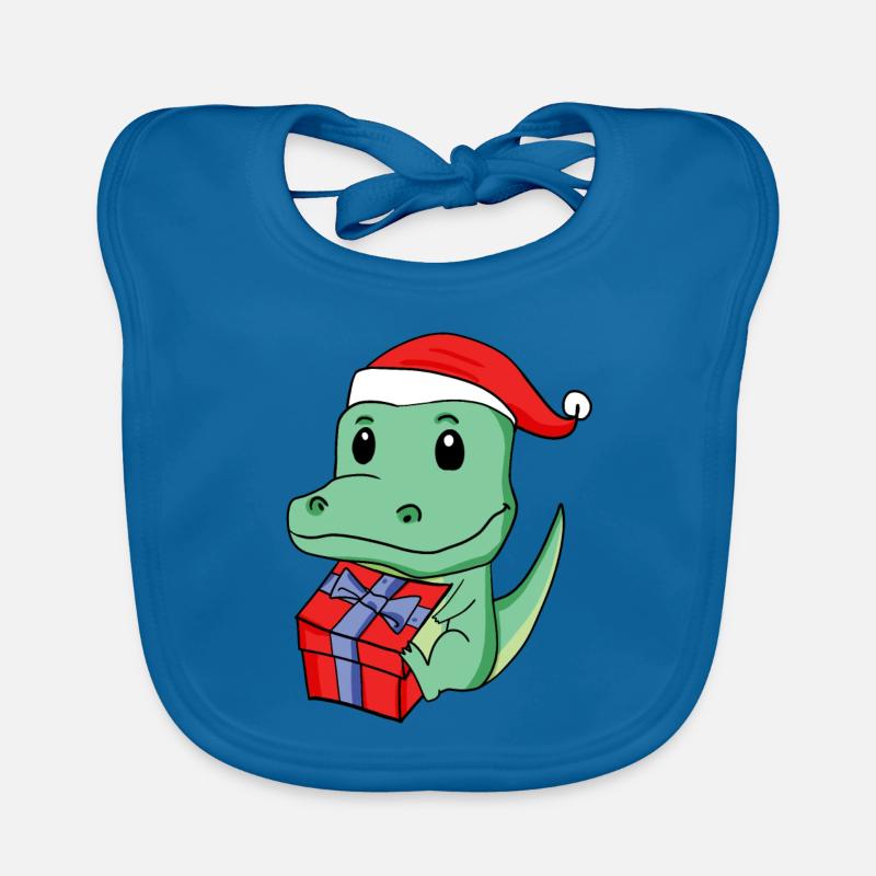 Noël Crocodile Bébé avec Cadeau Bavoir bio Bébé