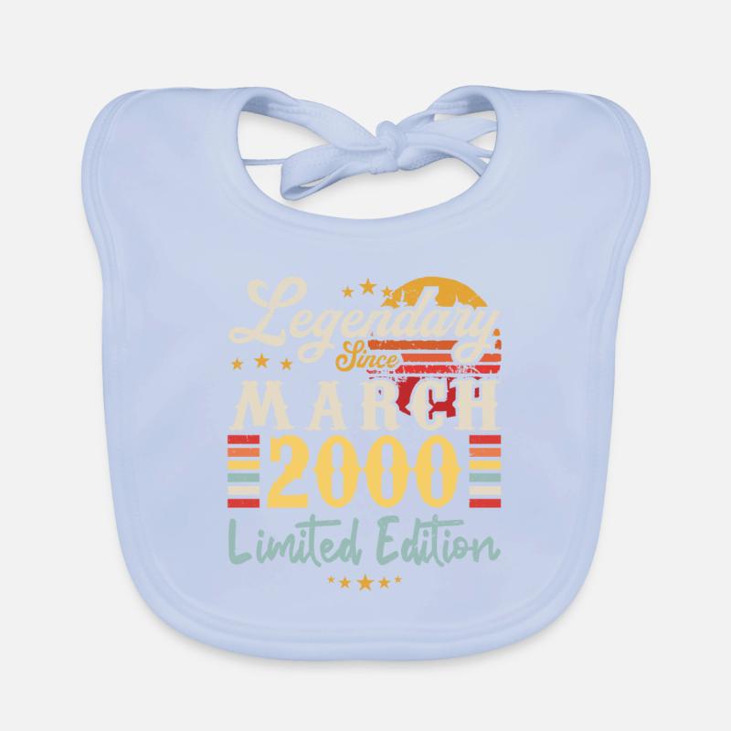Legendary Since March 2000 - Limited Edition Organic Baby Bibs
