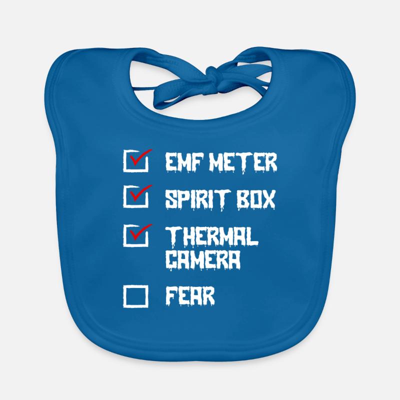 Ghost Hunter, EMF meter, thermal camera Organic Baby Bibs