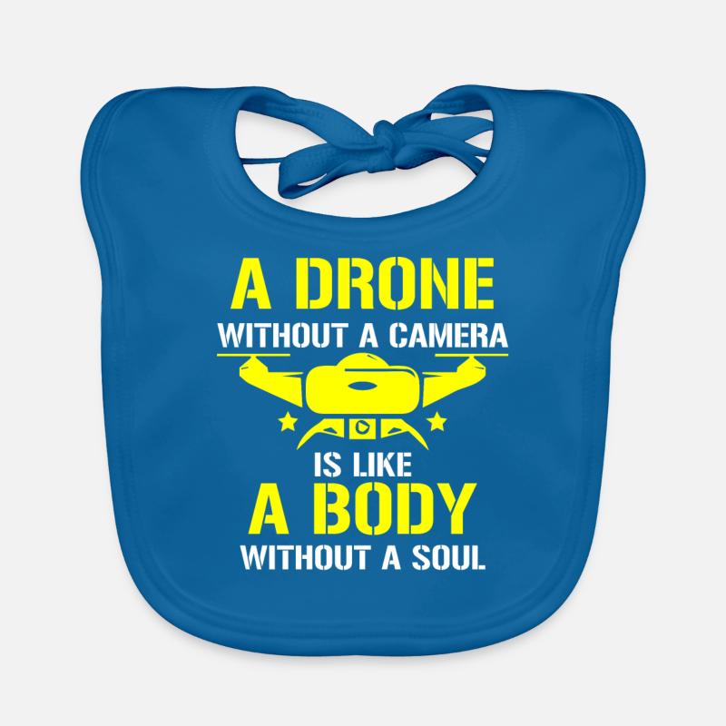 Drone volant, drones, drones, modèles réduits d’avions Bavoir bio Bébé