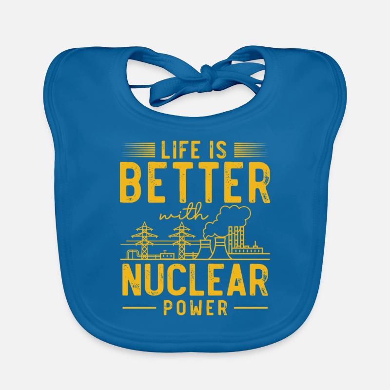 Nuclear Engineer, Nuclear Science, Science Organic Baby Bibs