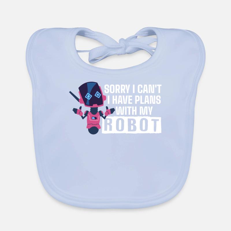 Robotics, robot builders Organic Baby Bibs