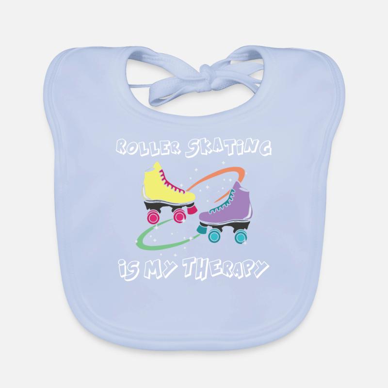 Roller skating Organic Baby Bibs