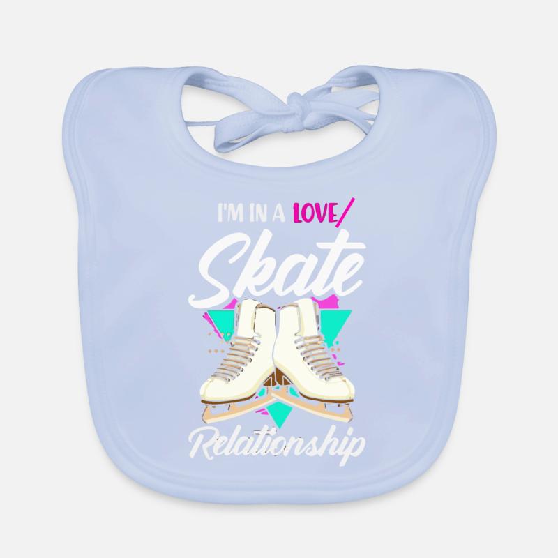 Roller skating Organic Baby Bibs