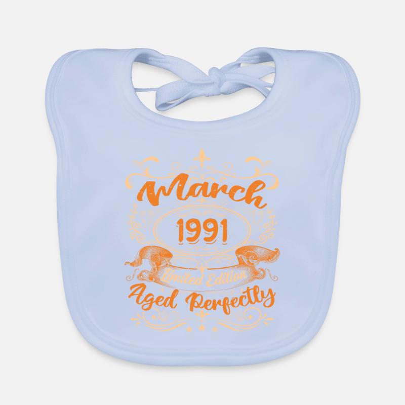 March 1991 | Aged Perfectly Organic Baby Bibs