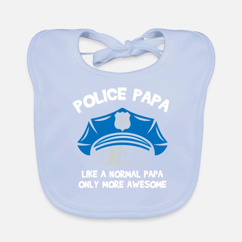 Costume d’uniforme de policier Bavoir bio Bébé
