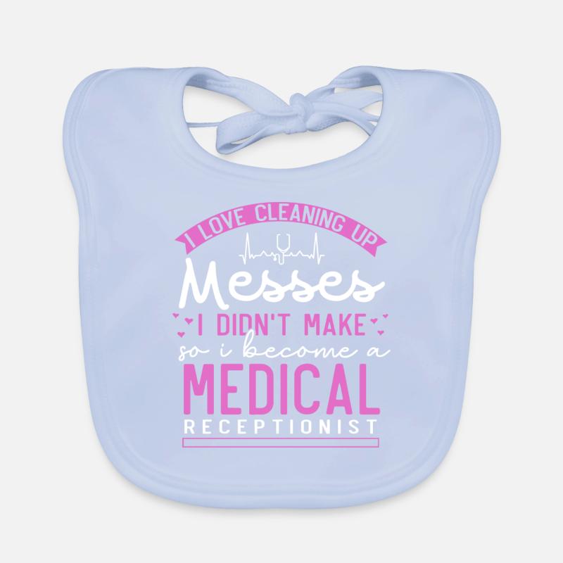 Physician assistant, receptionist Organic Baby Bibs