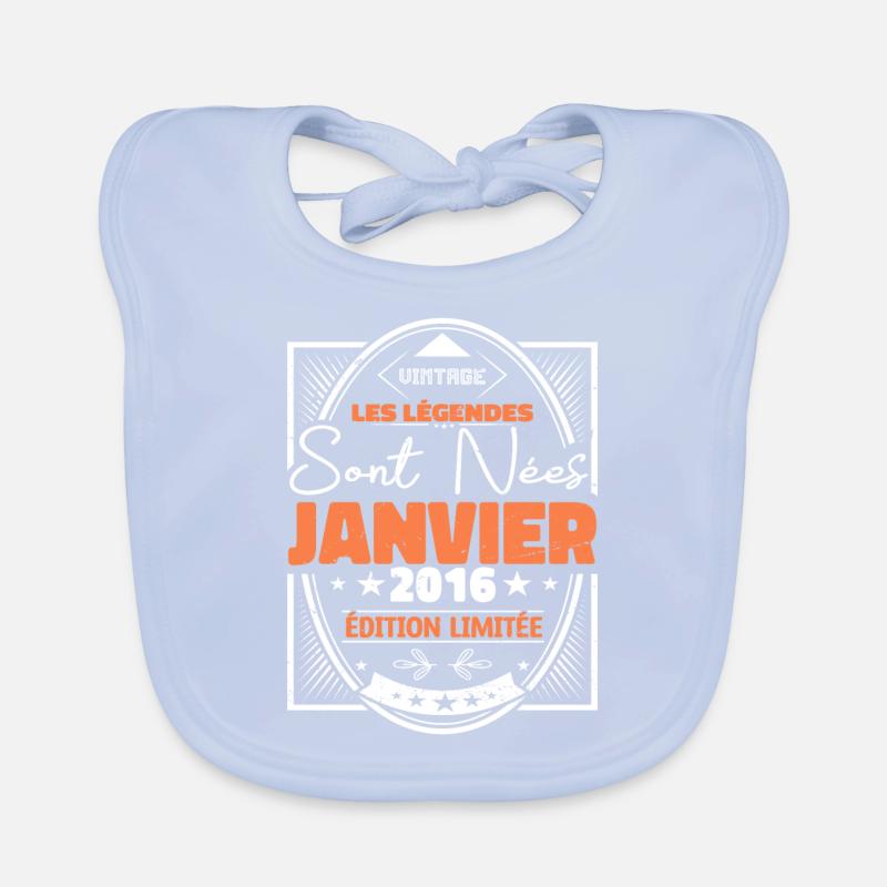 Janvier 2016 | Vintage Anniversaire 2016 Rétro Bavoir bio Bébé