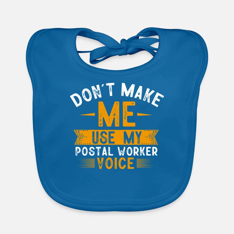 Post worker, post man Organic Baby Bibs