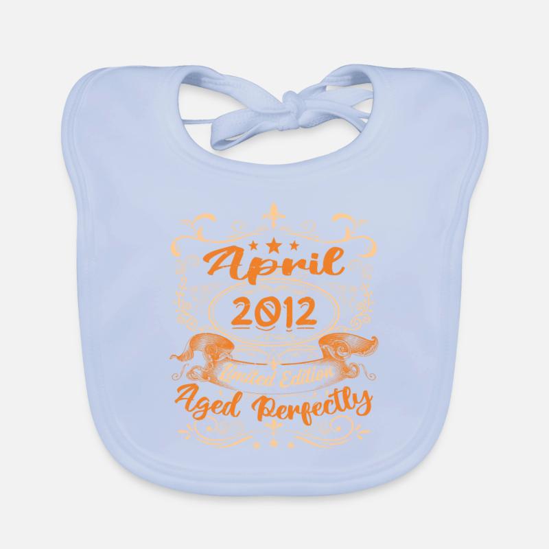Vintage Geburtstag Geschenkidee April 2012 Baby Bio-Lätzchen