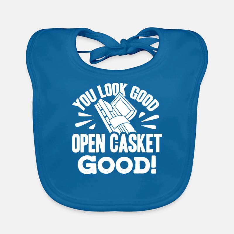 Corpse Keepers, Undertakers, Funeral Homes Organic Baby Bibs