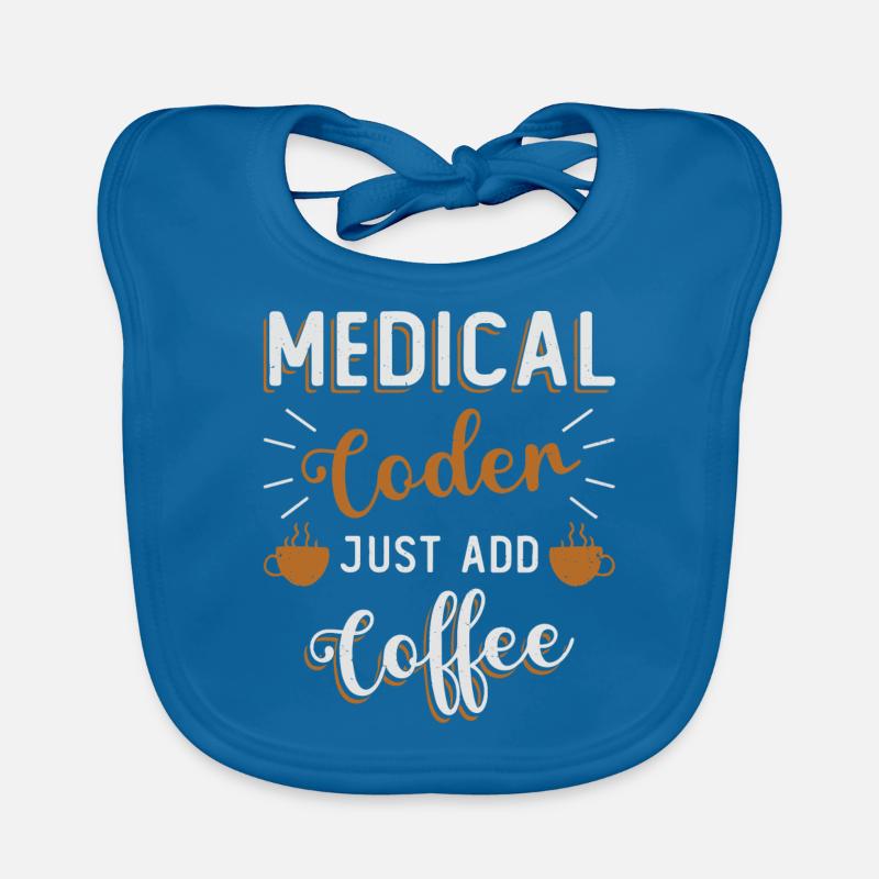 Medical encoder, programmer Organic Baby Bibs