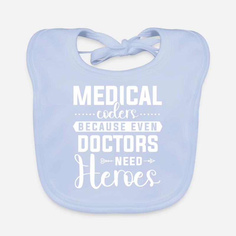 Medizinischer Kodierer Medizinischer Programmierer Baby Bio-Lätzchen