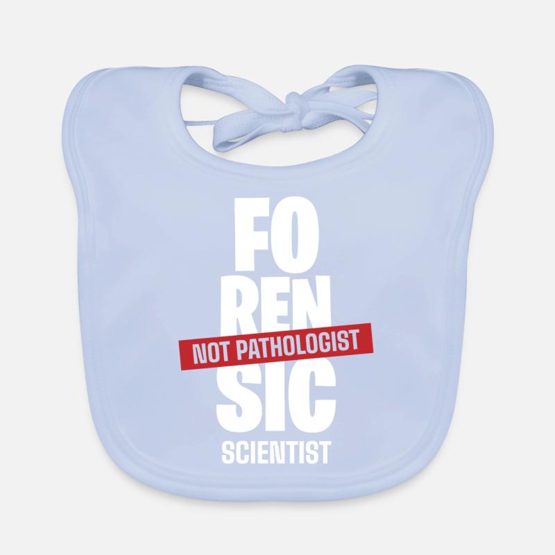 Forensiker Kostüm Baby Bio-Lätzchen