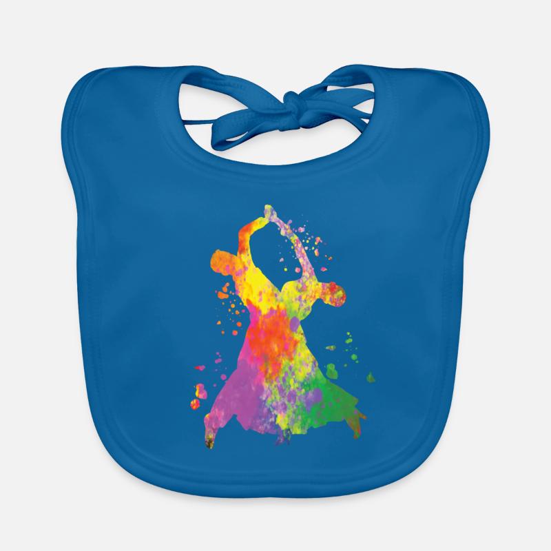 Slow Fox Quickstep Ballroom Dance Organic Baby Bibs