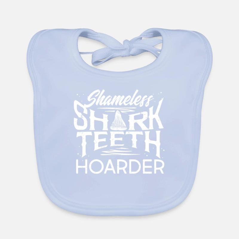 Requins, collecteurs de compteurs de requins Bavoir bio Bébé