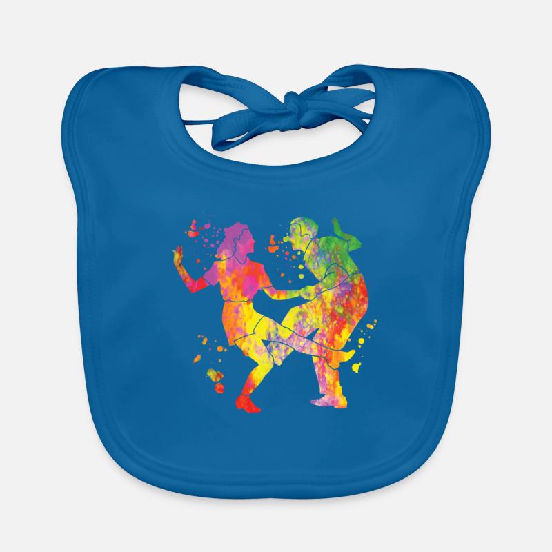 Dancing Swing 60s Boogie Woogie Organic Baby Bibs
