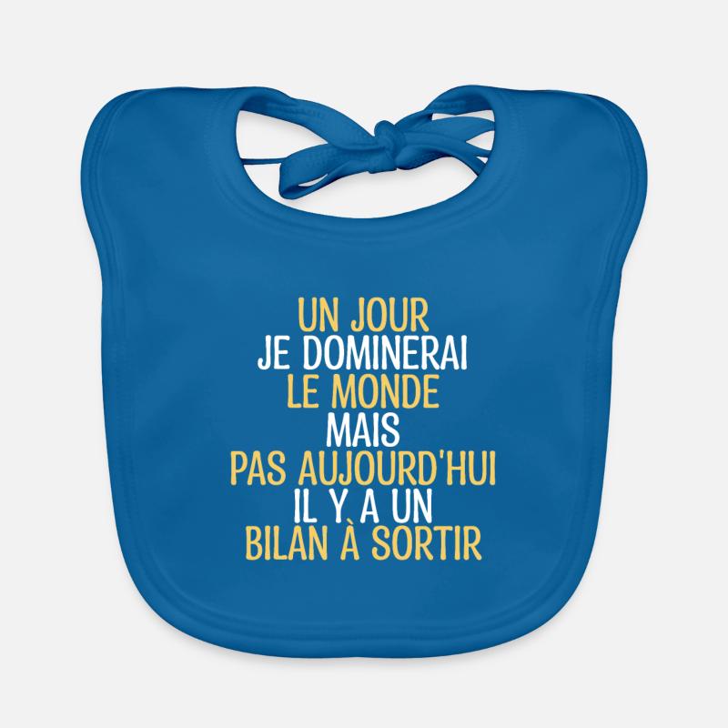 Comptable Comptabilité Calcul Métier Cadeau Humour Bavoir bio Bébé