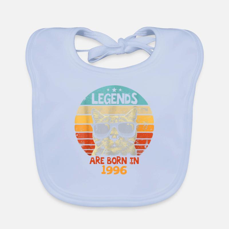 Die Legenden wurden 1996 geboren Jubiläumsgeschenk Baby Bio-Lätzchen