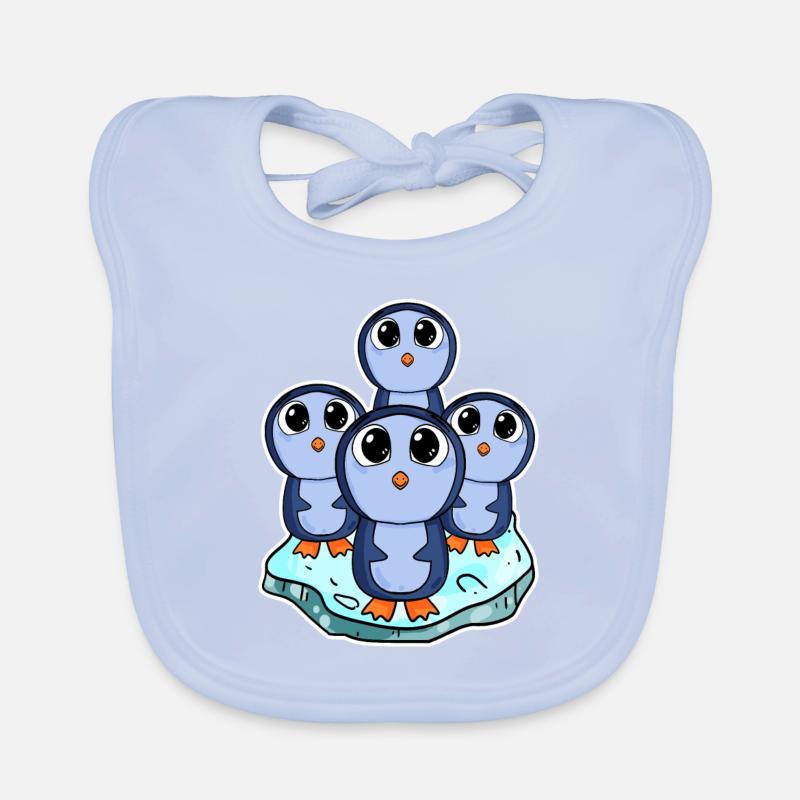 Pinguine Baby Bio-Lätzchen