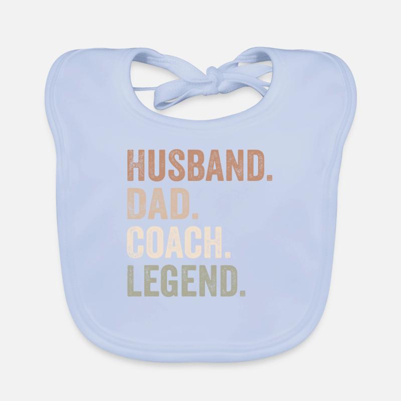 Papa Ehemann Coach Held Baby Bio-Lätzchen
