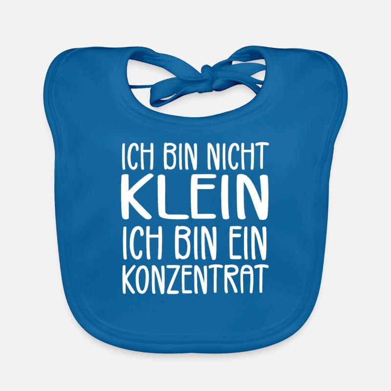Ich bin nicht klein Ich bin ein Konzentrat Baby Bio-Lätzchen