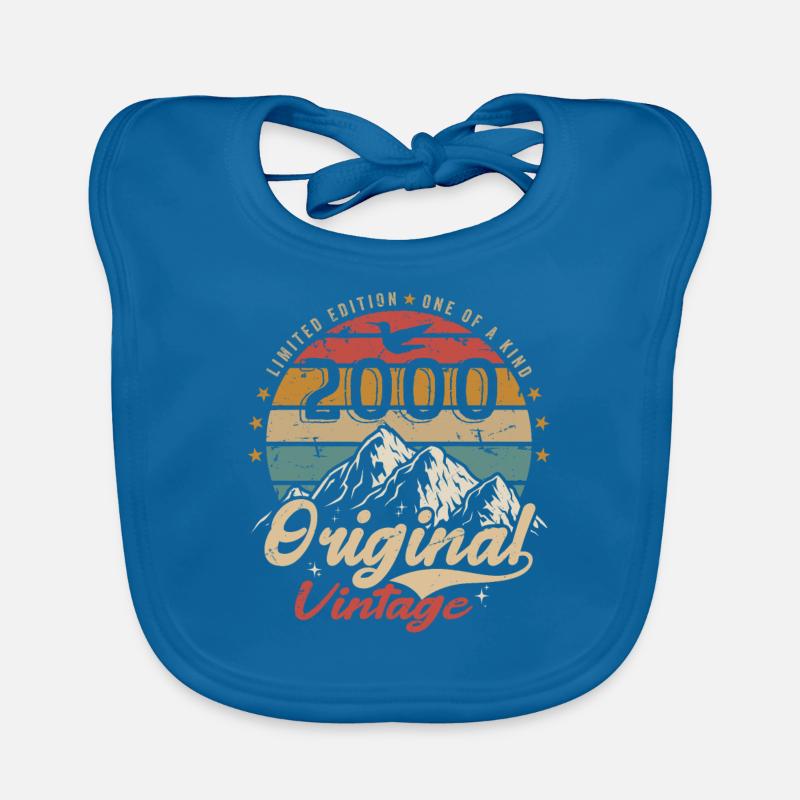 Original Vintage 2000 édition limitée 2000 Bavoir bio Bébé