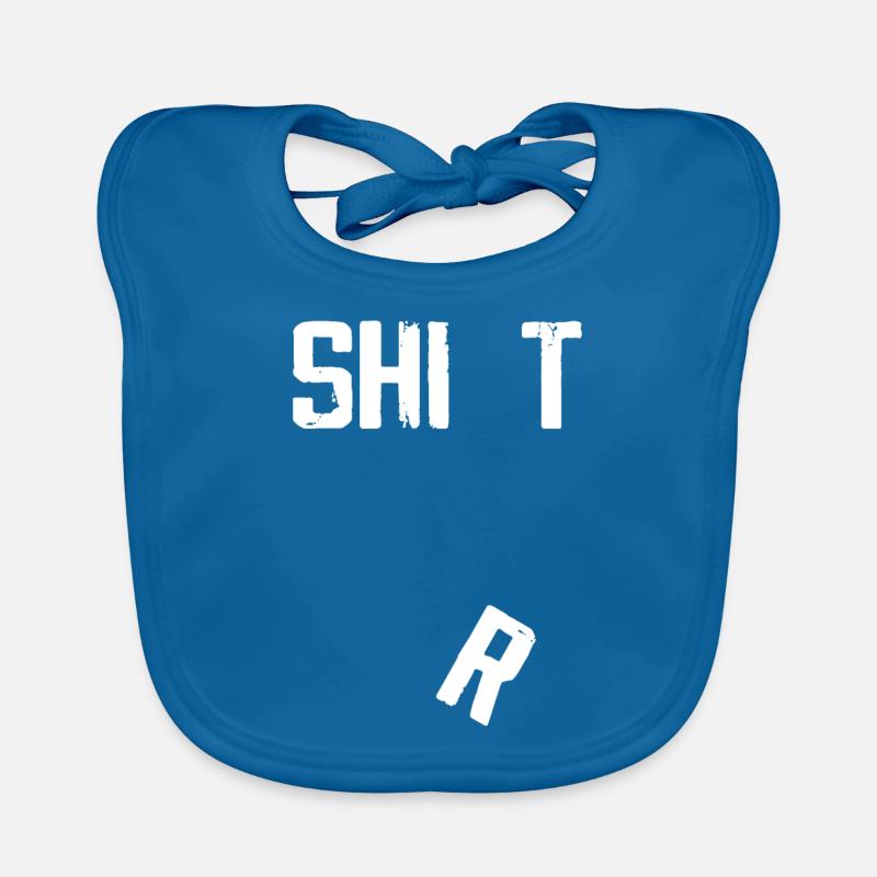 Hilarious Tees Falling R Funny Organic Baby Bibs