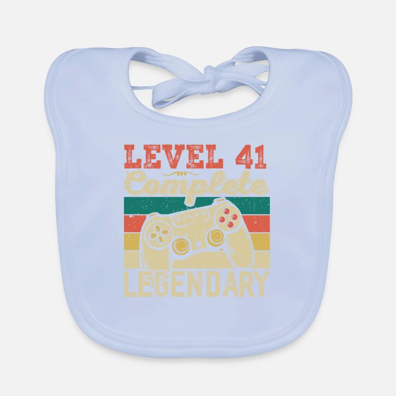 Niveau 41 Complete, Cadeau D'anniversaire 41 Ans Bavoir bio Bébé