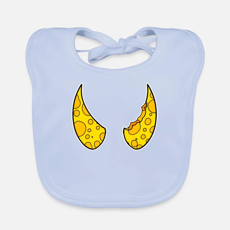 Corne Cornes Cheese Devil Bavoir bio Bébé