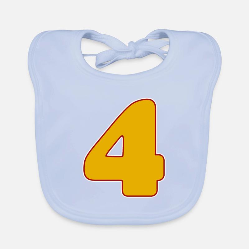 4 - Four Organic Baby Bibs