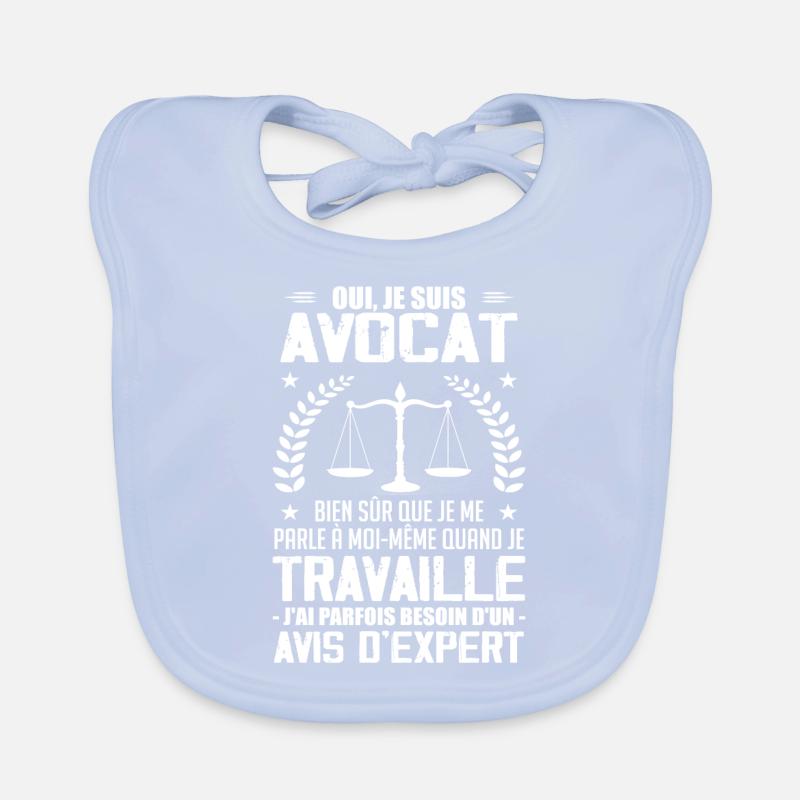 Ja, ich bin Anwalt Humor - Geburtstagsgeschenk Baby Bio-Lätzchen