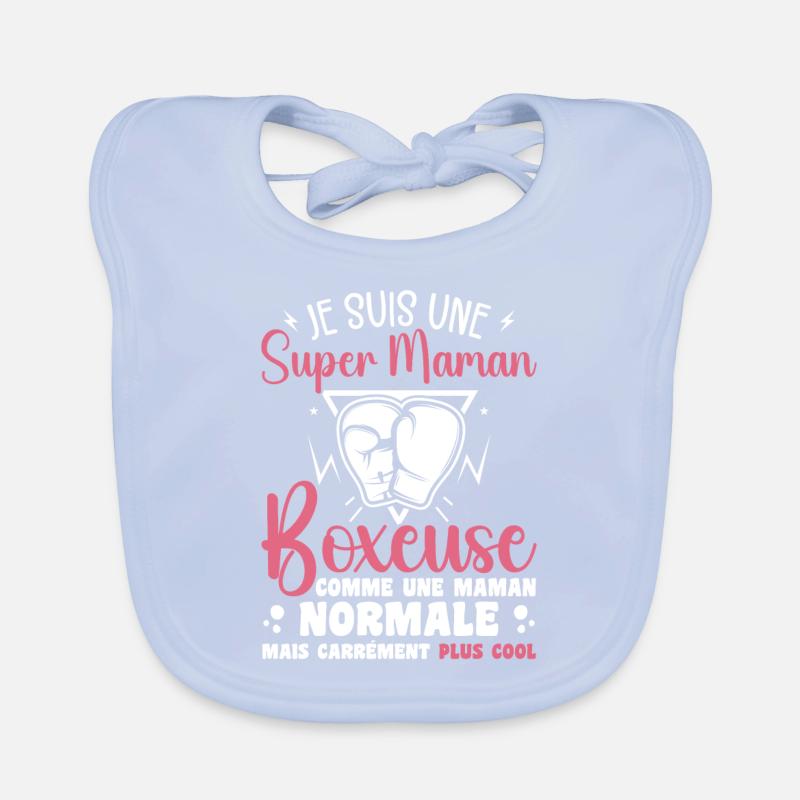 Box-Mama wie normal, aber coolere Mama Baby Bio-Lätzchen