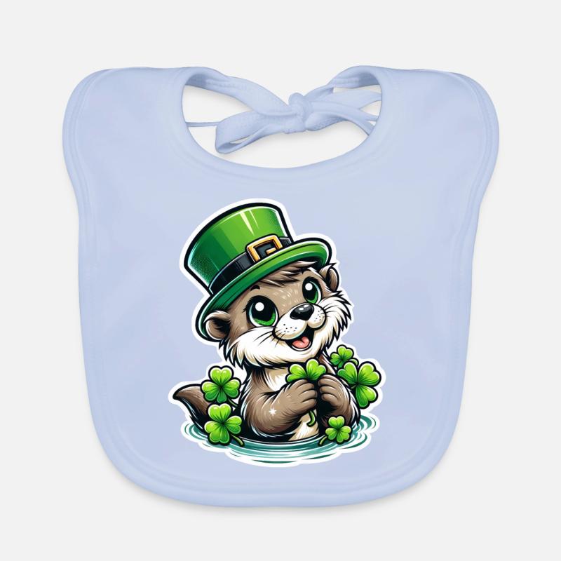 Plaisir de la loutre de la Saint-Patrick Bavoir bio Bébé