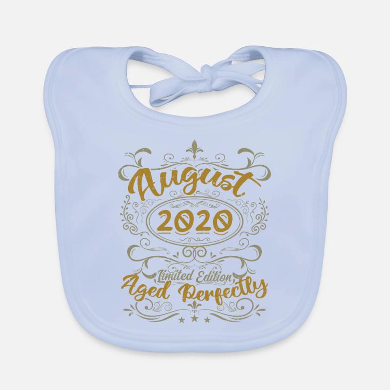 August 2020 August Geburtstagsgeschenk 2020 August 2020 Baby Bio-Lätzchen