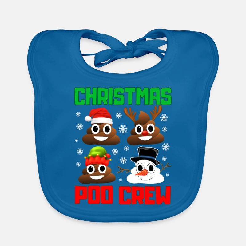 Noël caca crew drôle Noël pyjama Bavoir bio Bébé