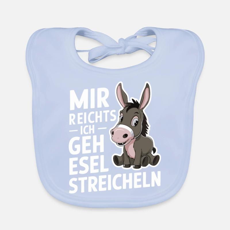 Âne âne mulet Muli Bavoir bio Bébé