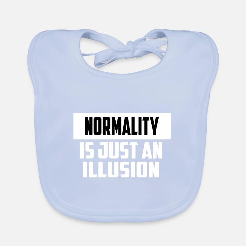 normalité citation drôle Bavoir bio Bébé