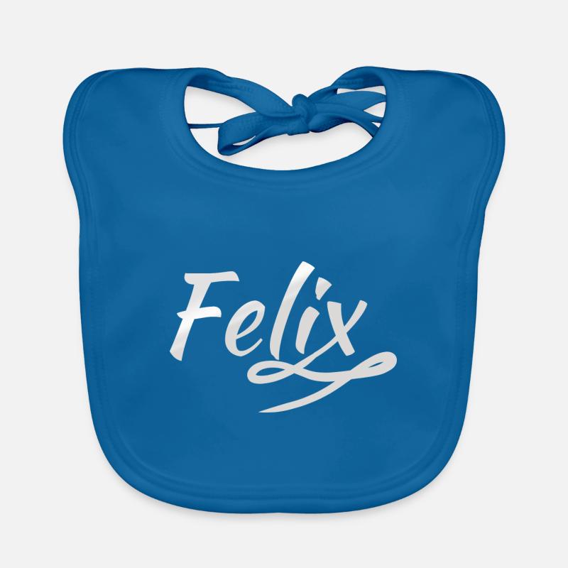 Felix as a first name Organic Baby Bibs