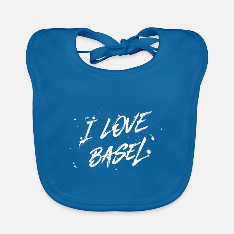 I Love Basel Baby Bio-Lätzchen
