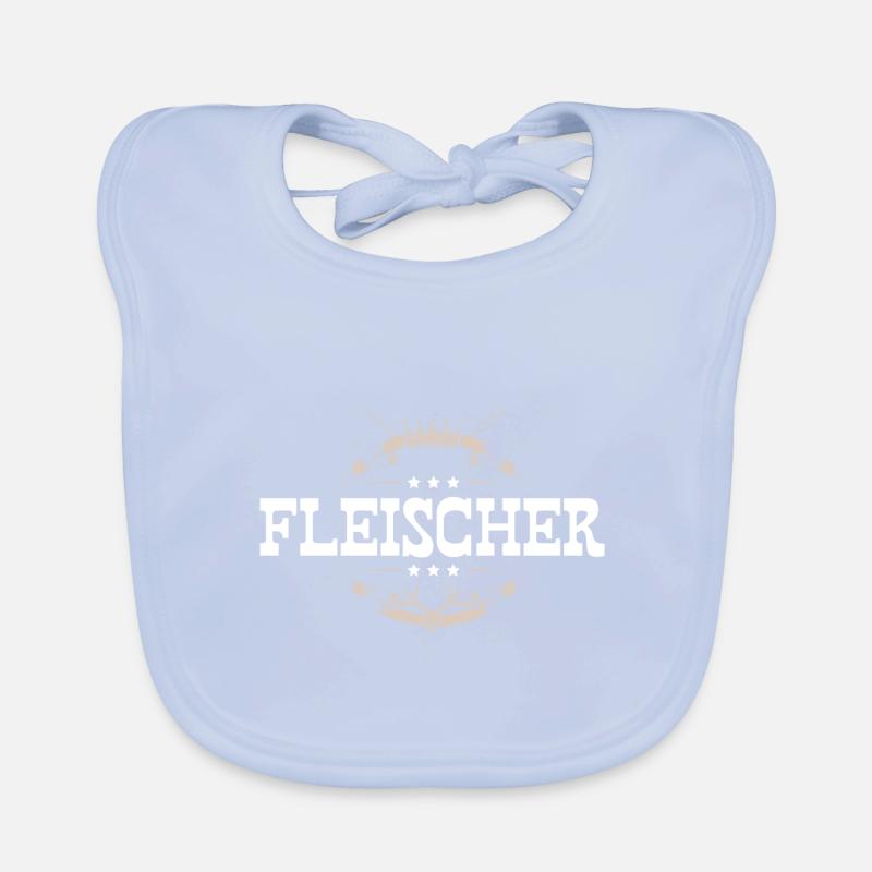 Fleischer Beruf Baby Bio-Lätzchen